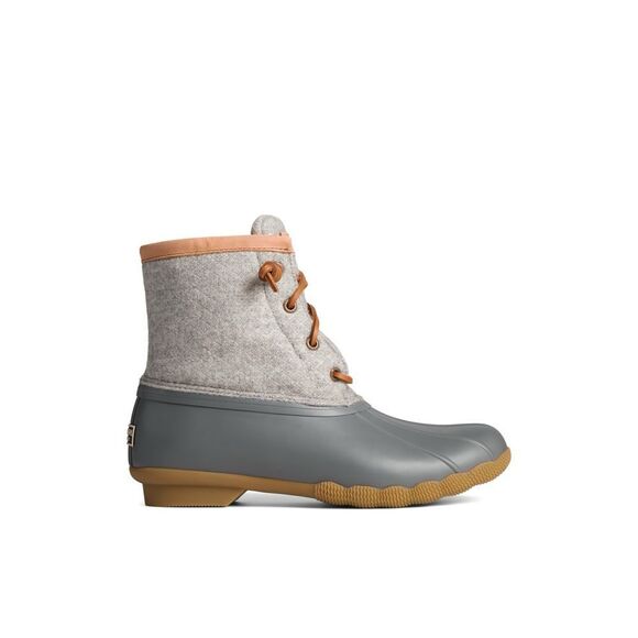 Sperry Gray and Tan Winter Rain Boots - Picture 1 of 7